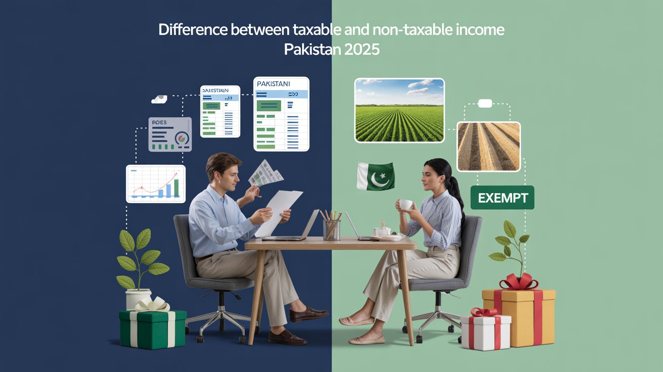 Difference Between Taxable and Non-Taxable Income in Pakistan