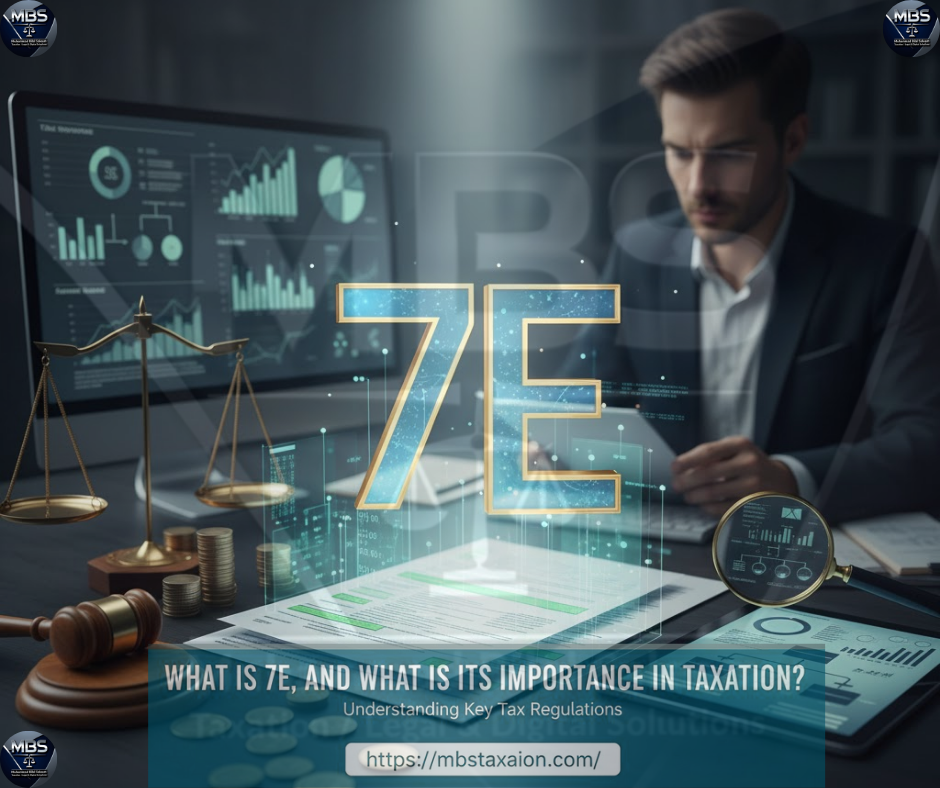 What is 7E and what is its importance in taxation?